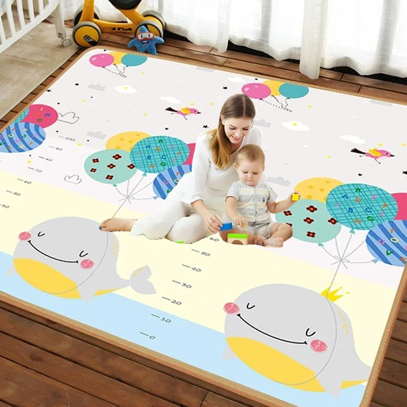 

200x180cm Children's Safety Mat Rugs Non-toxic High-quality 2023 EPE Baby Activity Gym Baby Crawling Play Mats Carpet Baby Games