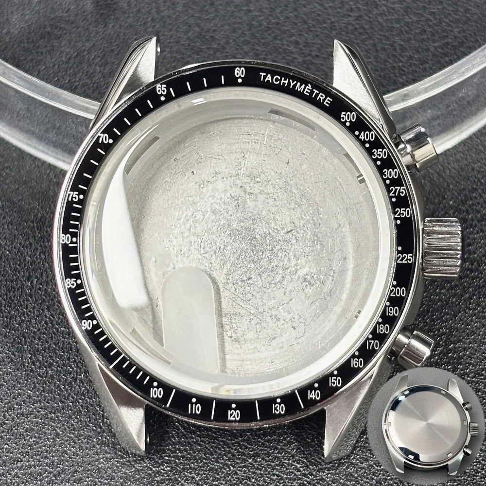 Moon Metal Chronograph Watch with Fashion Business Design and Sealed Back