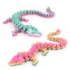 Joint movable crystal gemstone dragon figurine, figurine, divine dragon desktop decoration 1
