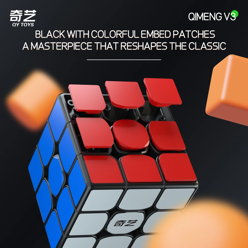 QiYi QiMeng V3  3x3 Tiled big magic  speed cube mofangge qimeng plus Professional Antistress Puzzle Toys 5