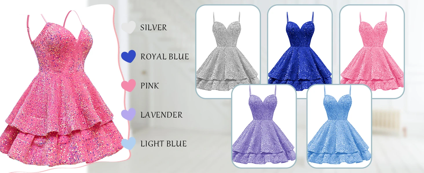 Lavendel Korsett Homecoming Kleider für Peagant Gradution Pailletten Sparty Geburtstag Party Kleid