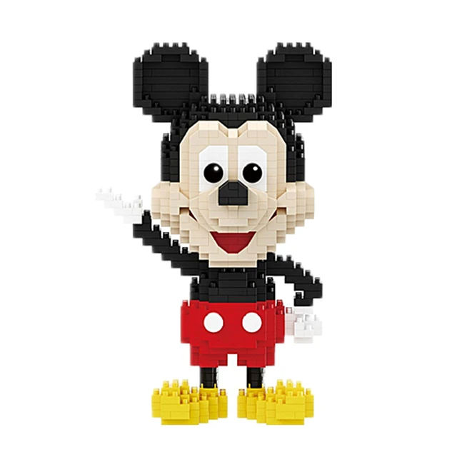 Disney Stitch Building Blocks Spider-Man Iron Man Model Assembly Toy Venom Creative Puzzle Parent-child Assembly Game 3