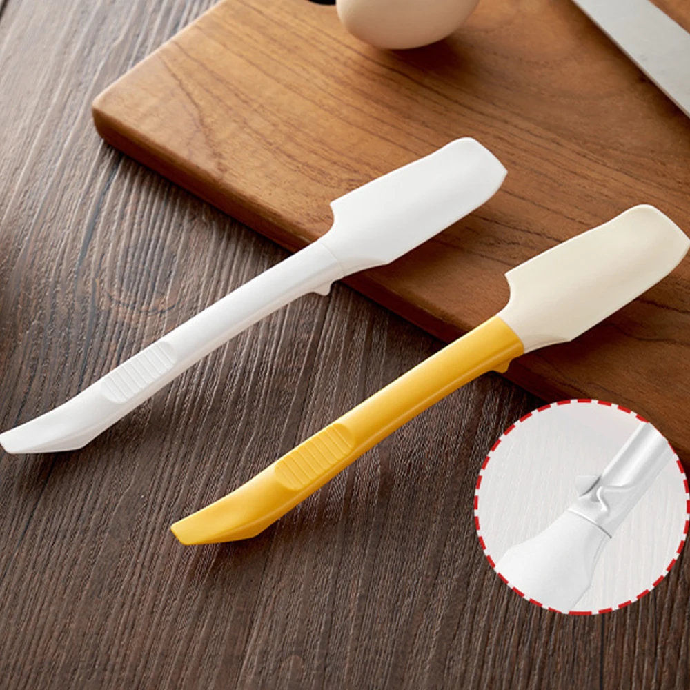 Japanese Style High Temperature Resistance Baking Tool Multi-purpose Bottle Bottom Scraper Soft Glue Spatula Kitchen Gadgets