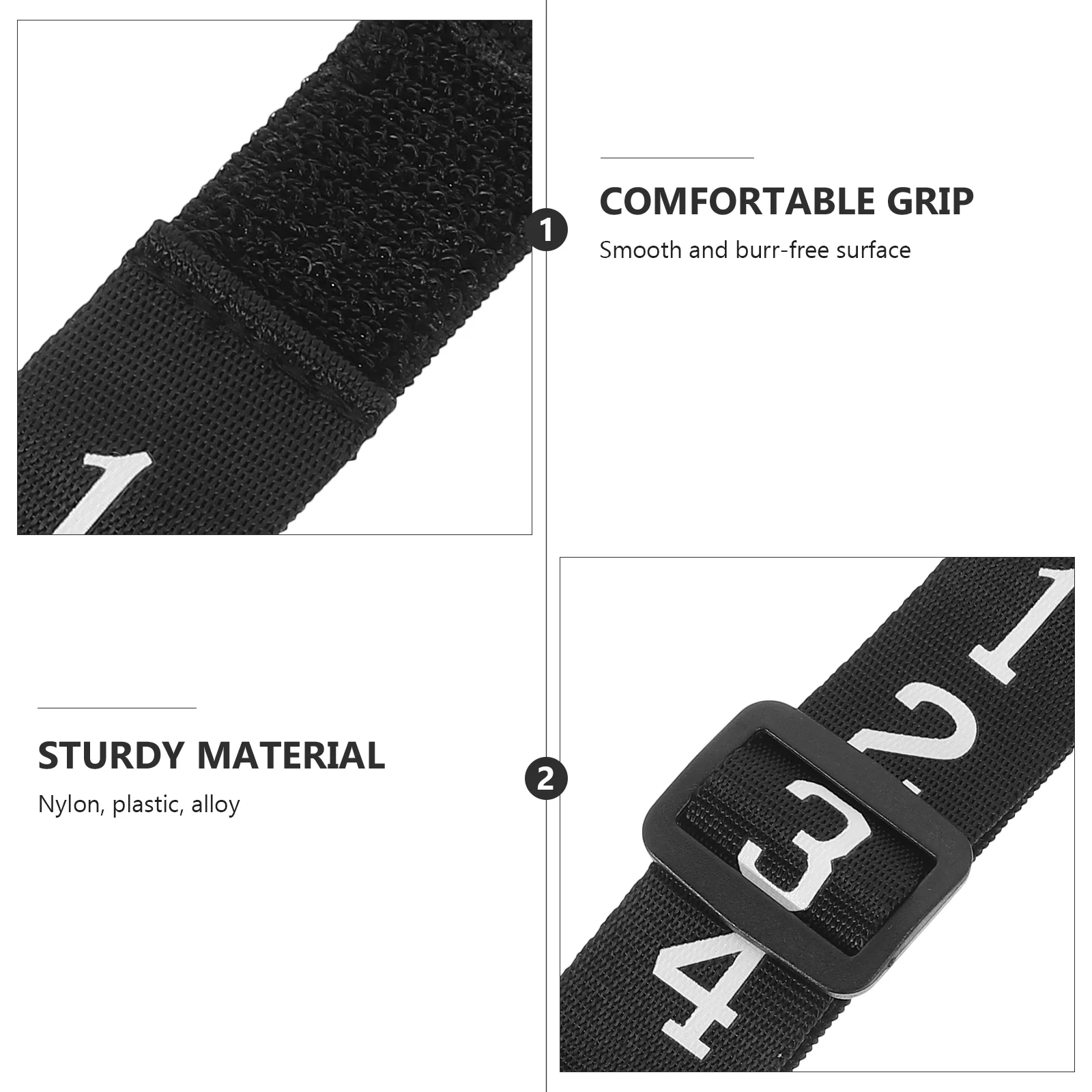 Football Wristbands Convenient Referee Gear Training Aids Accessories Plastic Numbered 4 Pcs