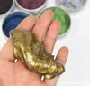 Soft Magnetic Putty Relieve Stress Metal Magic Therapy Slime Gold Color Jumping Clay Educational Toy Gift for Adult Kid Home Fun 6