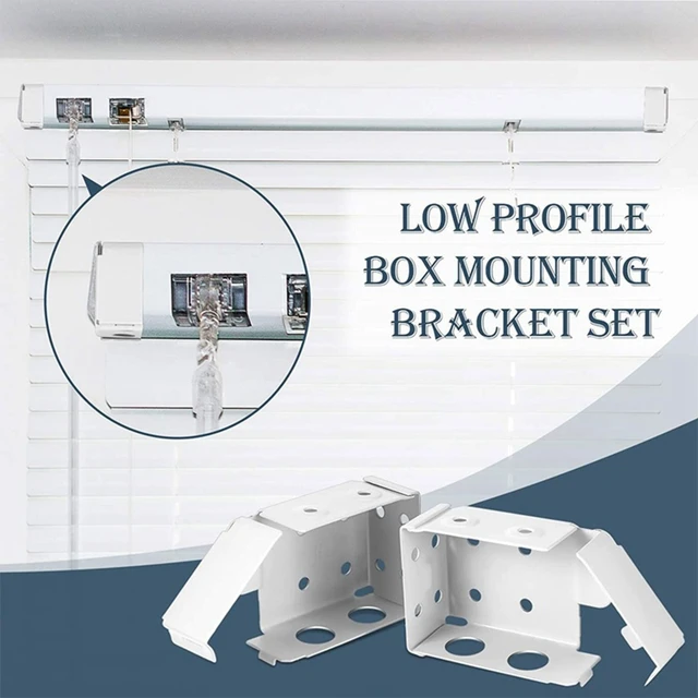 L Bracket 4pcs 4 Length White Color for Vertical Blinds with Headrail  Width 1-1/2(38mm) Outside Mounting Bracket Clips - AliExpress