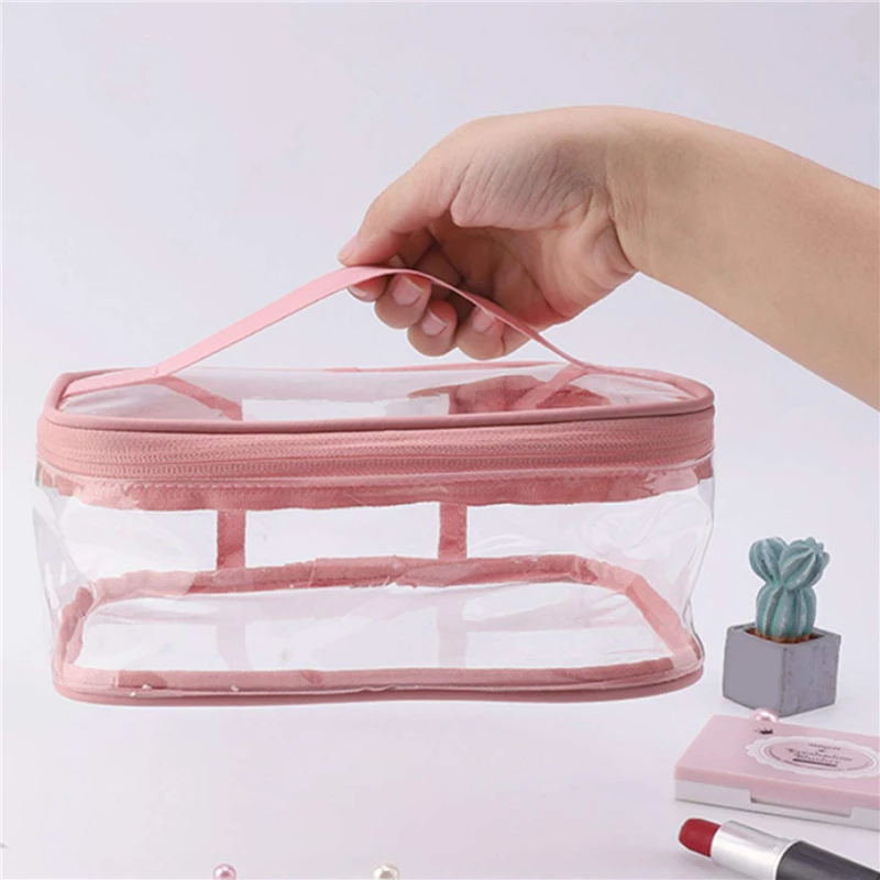 ThickeningClear Makeup Bag, Large Waterproof Cosmetic Bag, Portable And Transparent Travel Case For Women High Quality Product 6