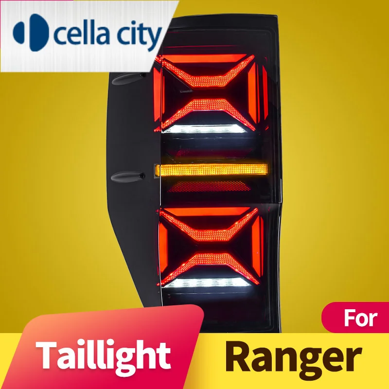 Gruppo Fanale Posteriore Per Ford Ranger 2012-2018 Luce Di Guida A Led Luce Di Stop A Led Indicatore Di Direzione Sequenziale A Led