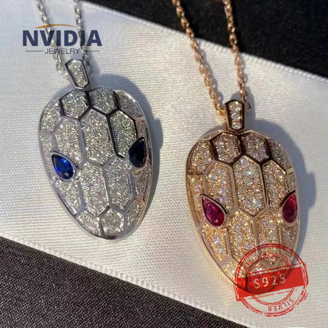 

2024 Fashion Jewelry BV Customized S925 Silver Luxury Fan Full Diamond Women's Necklace Birthday Party Earrings Gift