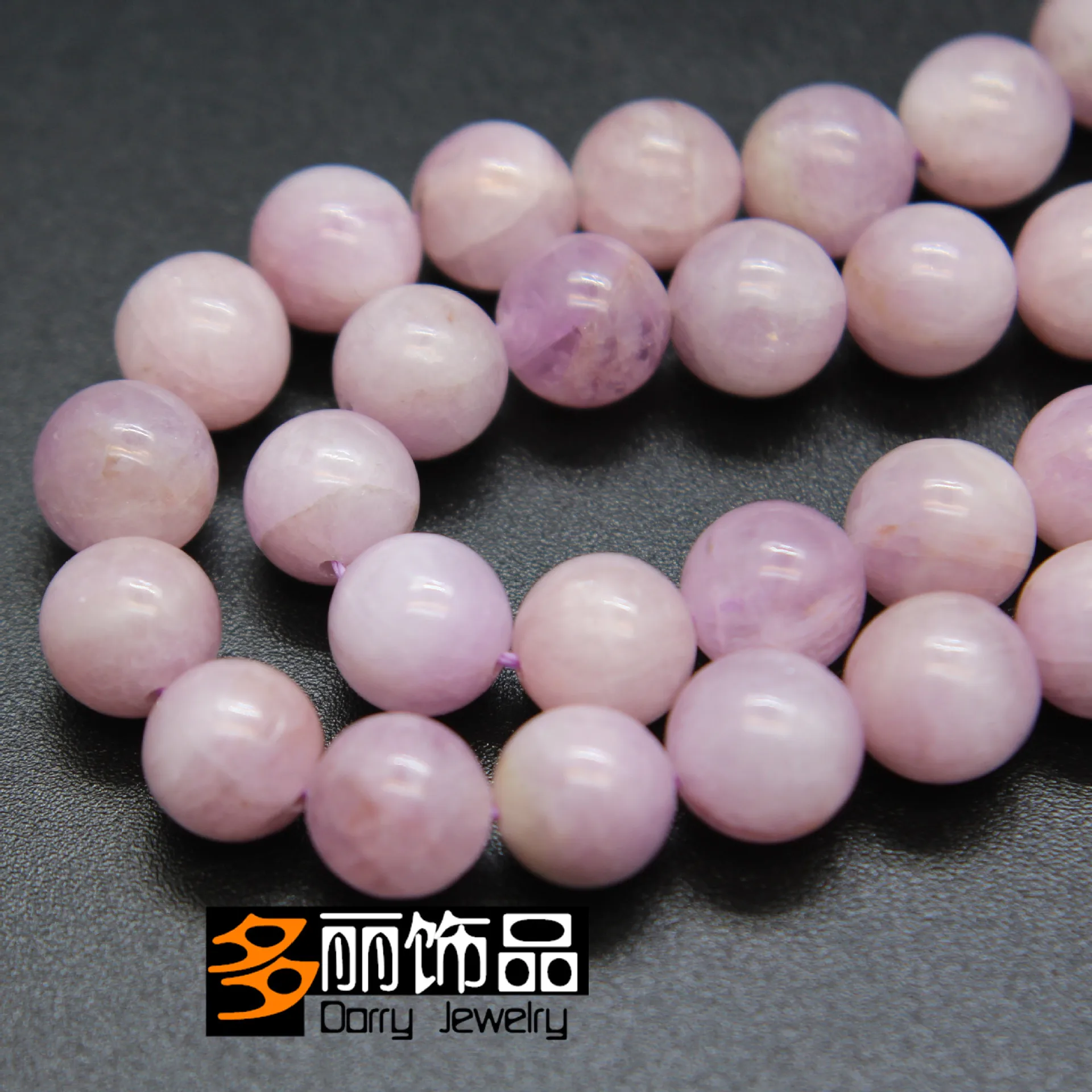 

Polly 1 strand/lo High Quality Kunzite Natural Stone bead 6/8/10/12Round Loose Spacer Beads For Jewelry Making DIY Accessories