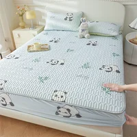 Summer Latex Folding Bed Mat Kit Cooling Feel Bed Sheet and Pillowcase Single Double Mattress Cover Home Textiles Cool Bedspread 1