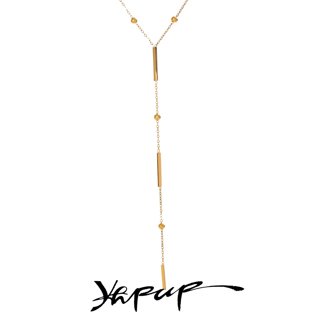 Yhpup Necklace 316L Stainless Steel Waterproof