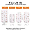 Elinfant 100% Polyester Baby Fitted Crib Sheet Soft Baby Mattress For Boys and Girls 6