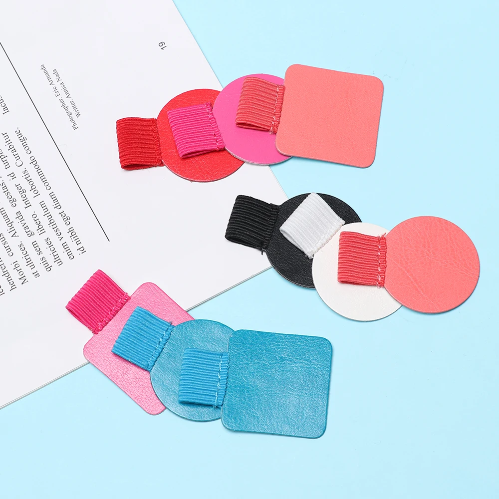 1Pc Self-adhesive Pen Holder Elastic Loop Notebook Leather Pen Clips Adjustable Office Convenient Portable For Organizer