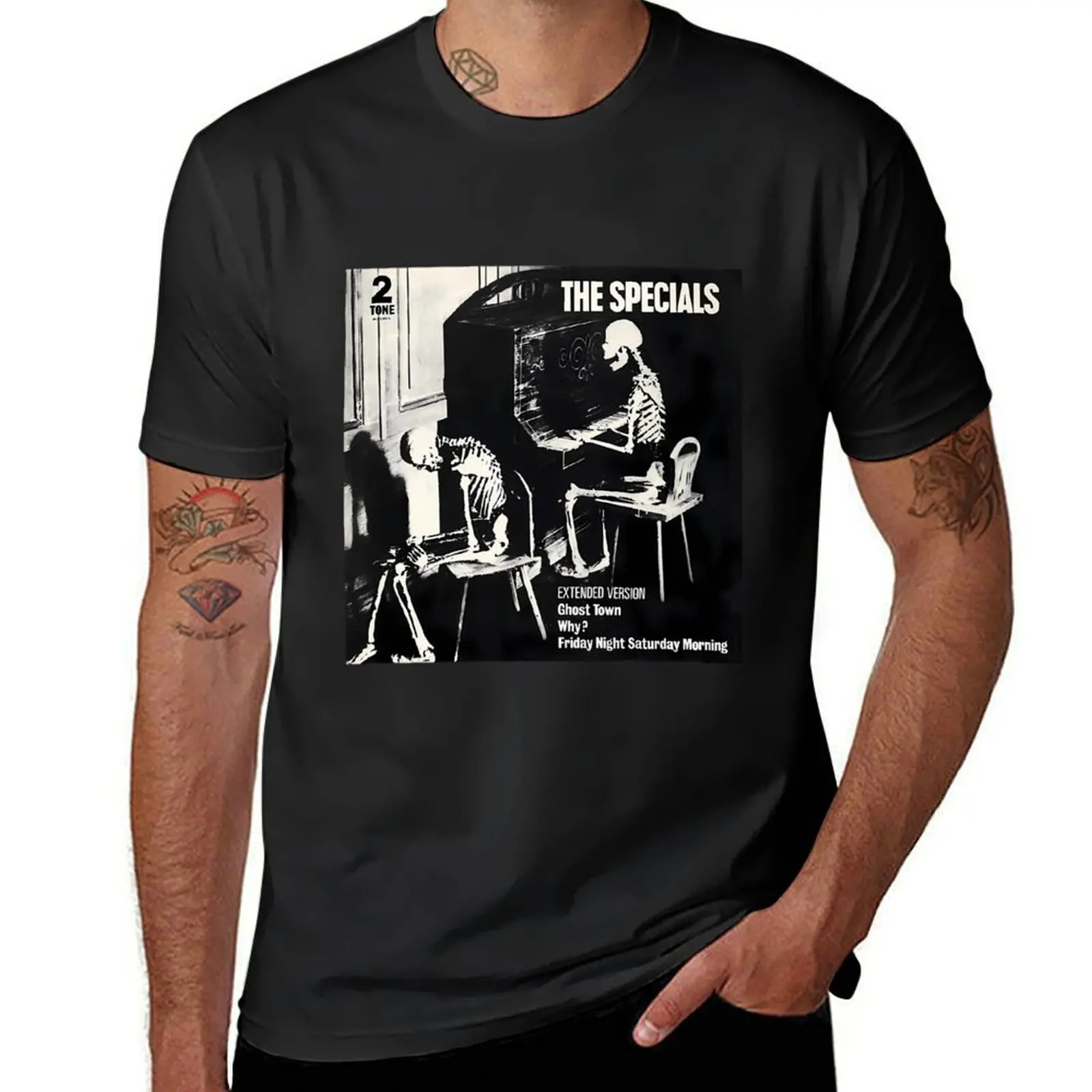 The Specials (Ghost Town) \ T T-Shirt Camicetta Magliette Semplici Per Uomo Cotone