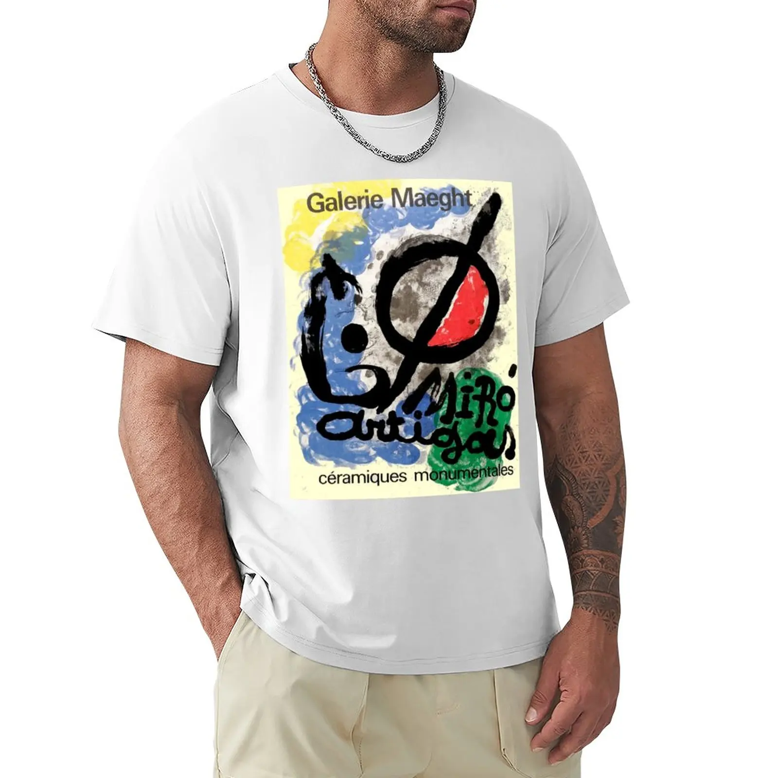 

GALARIE MAEGHT : Vintage 1963 Art Advertising Print T-Shirt boys t shirts boys animal print shirt mens t shirts casual stylish