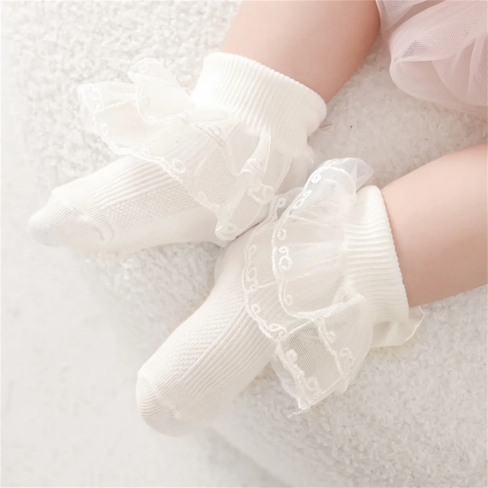 Infant Baby Mädchen Nette Süße Baumwolle Socken Neugeborenen Bogen Socken Socken Spitze Socken Weiche Nicht-slip Boden Socken Kleidung zubehör