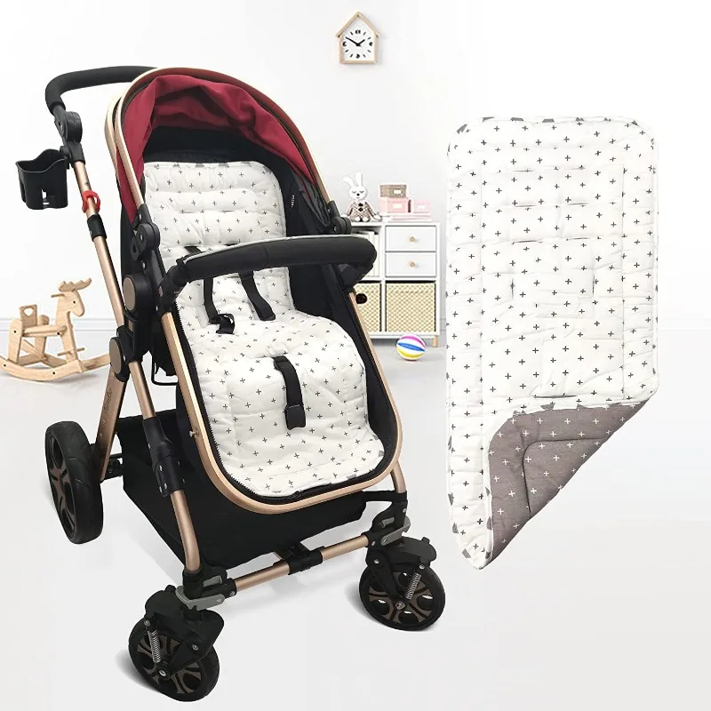 Pure Cotton Baby Stroller Cushion Made of Cotton for All Seasons Accessories for High-end Strollers Baby Strollers Sleeping Mats