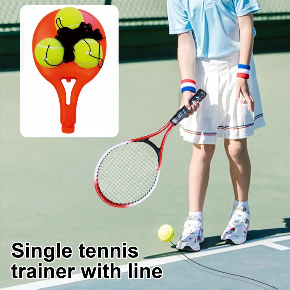 Tennis Trainer Rebound Ball with String Ball Portable Self-Training Tool Tennis Rebounder Kit Solo Training Equipment