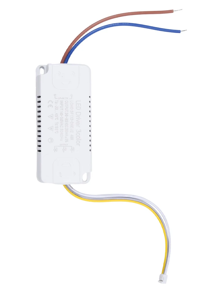 LED-Treiber, 3-Farben-Adapter, 8–24 W, 20–40 W, 30–50 W, 40–60 W, 50–70 W, für LED-Beleuchtung, nicht isolierender Transformator-Treiber-Ersatz – Detail 15