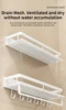 white corner shelf bathroom rack shelf organiser toilet organiser shampoo rack Kitchen storage rack 6