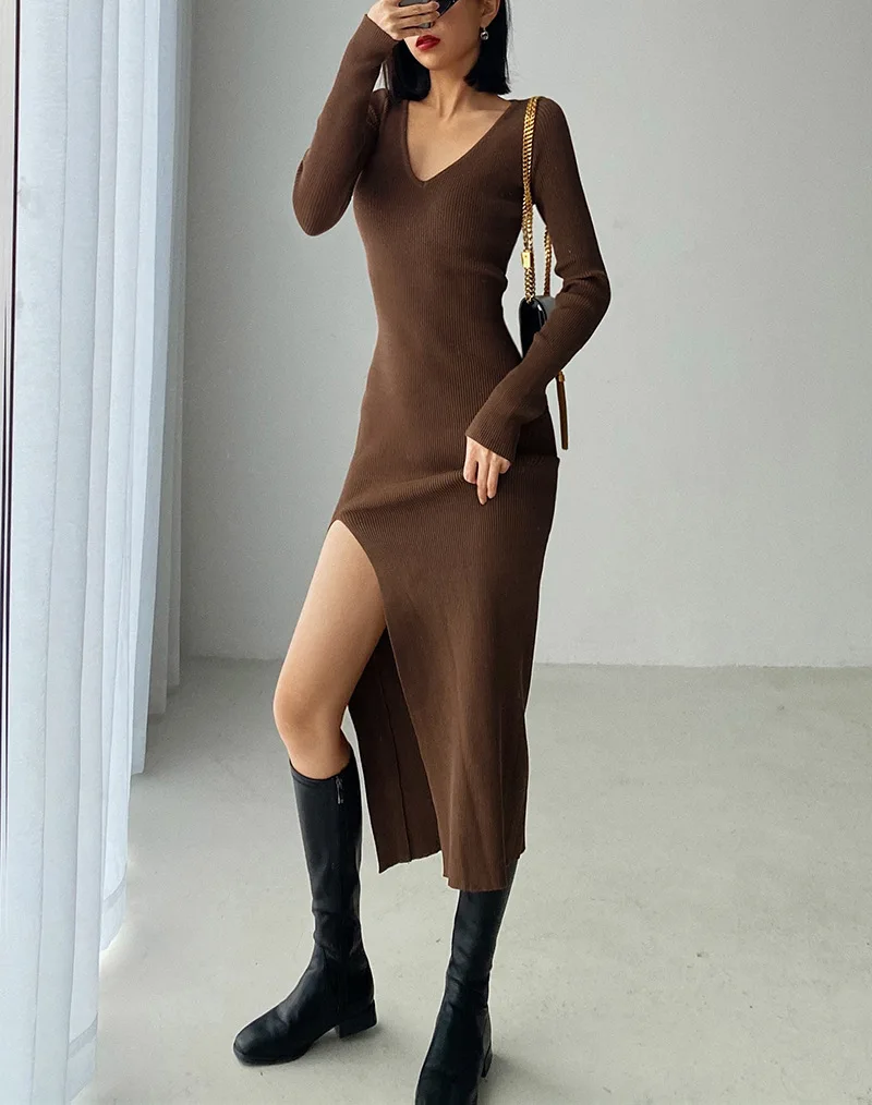 Bodycon Sweater Dress Bodycon Dress With Tights Black Bodycon Dress With  Sweater Outfits (7 Ideas Outfits