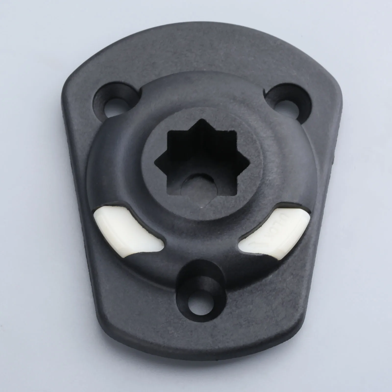 1 Pc Base Di Montaggio A Filo In Nylon Nero Per Barca Da Kayak Supporto Per Canna Da Pesca In Mare Base Di Montaggio Kit Di Attrezzatura Accessori Per