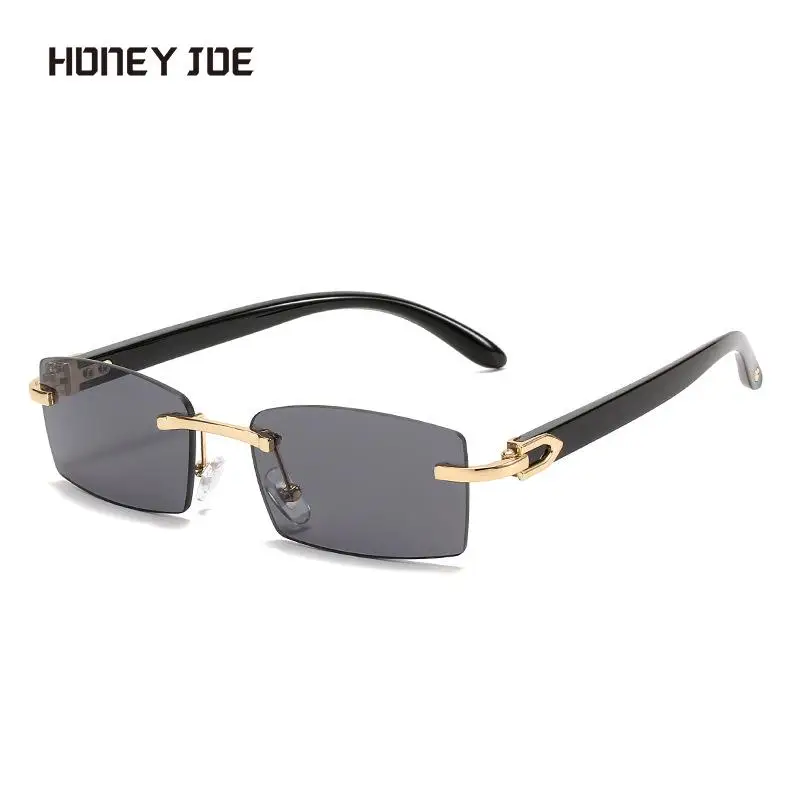 

Women's Rimless Sunglasses Rectangle Outdoor Eyewear Personalized Holiday Travel Fashion Jelly Color Party Shopping Ladies