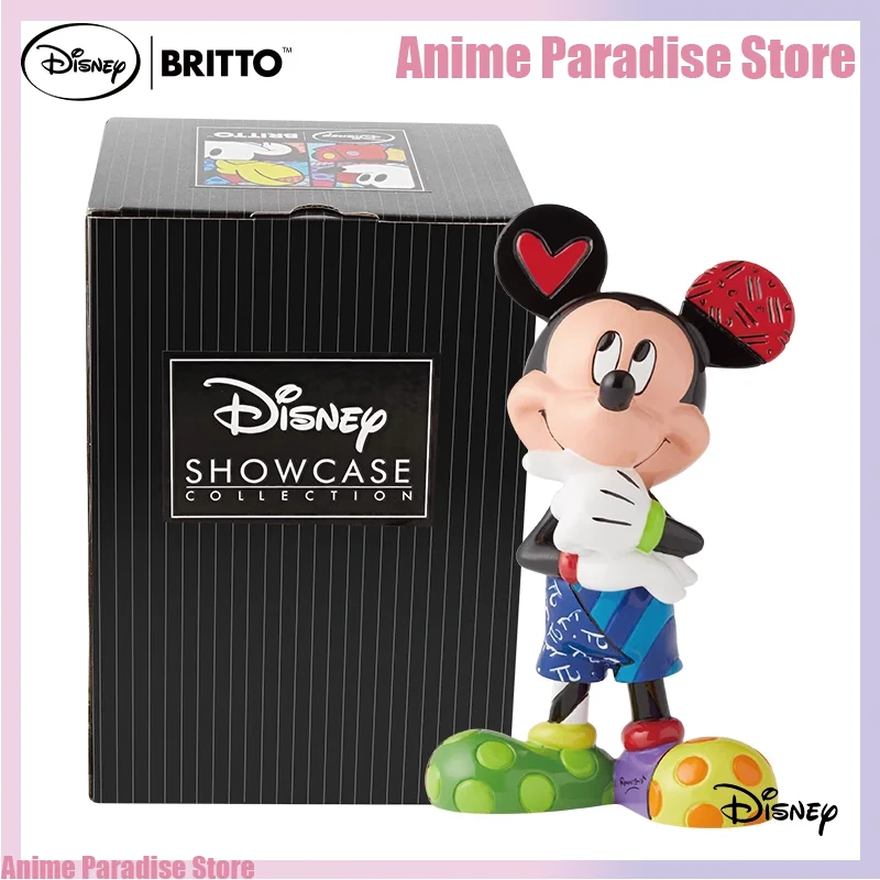 

Оригинальные игрушки из коллекции Disney, 15 см, фигурка Микки Мауса, Минни, аниме периферийная кукла, игрушки, подарки для детей