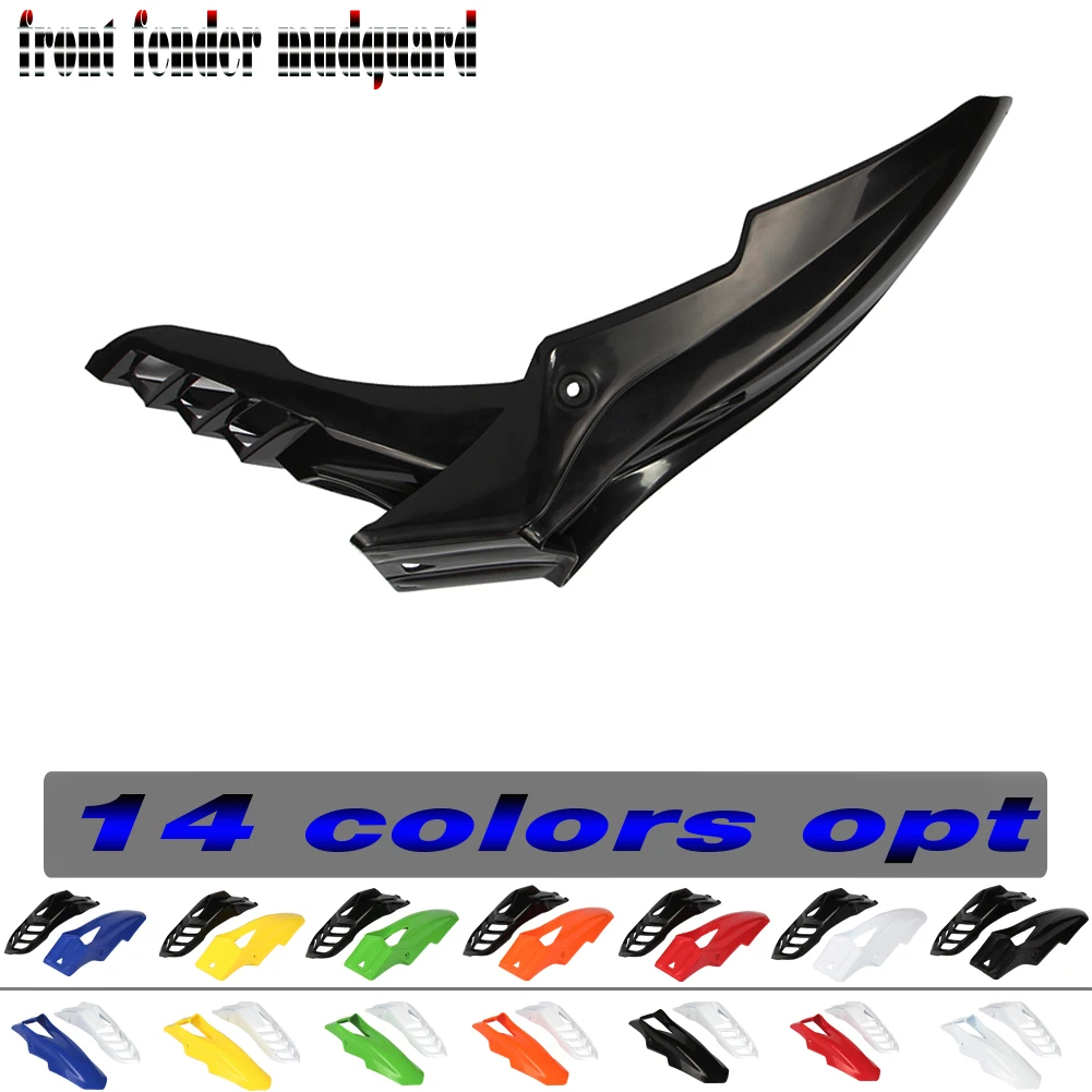 Enhanced Motorcycle Front Fender Mudguard for Dirt Bikes and Motocross