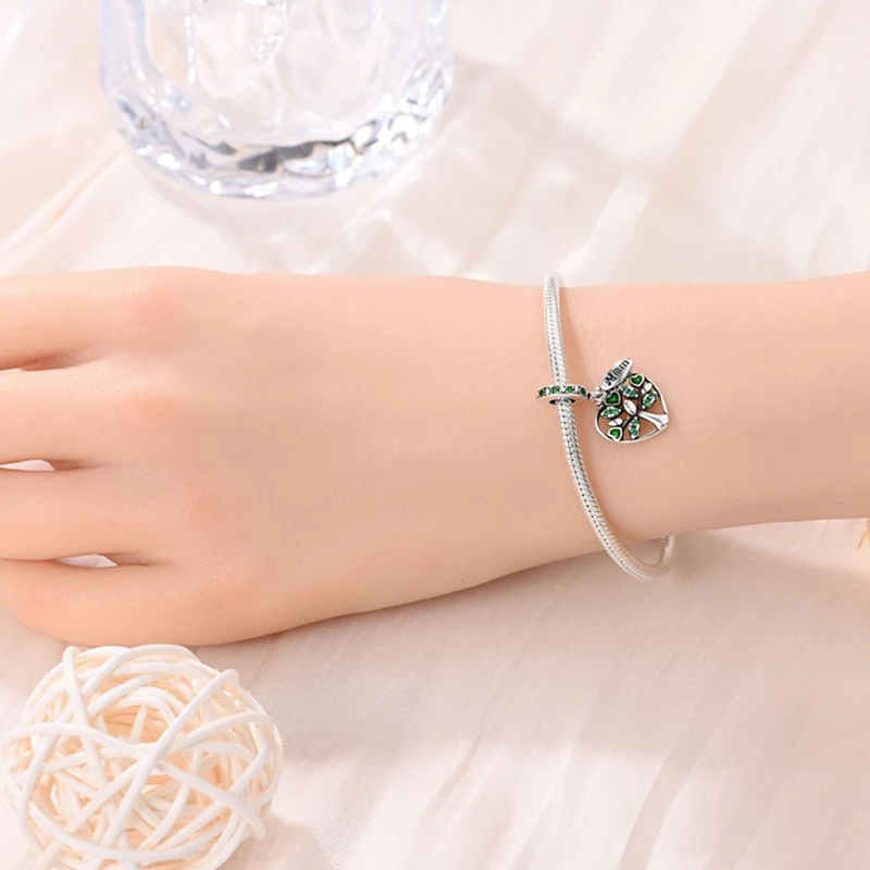 MyGiftHome S925 Silver Bead Charm for DIY Jewelry