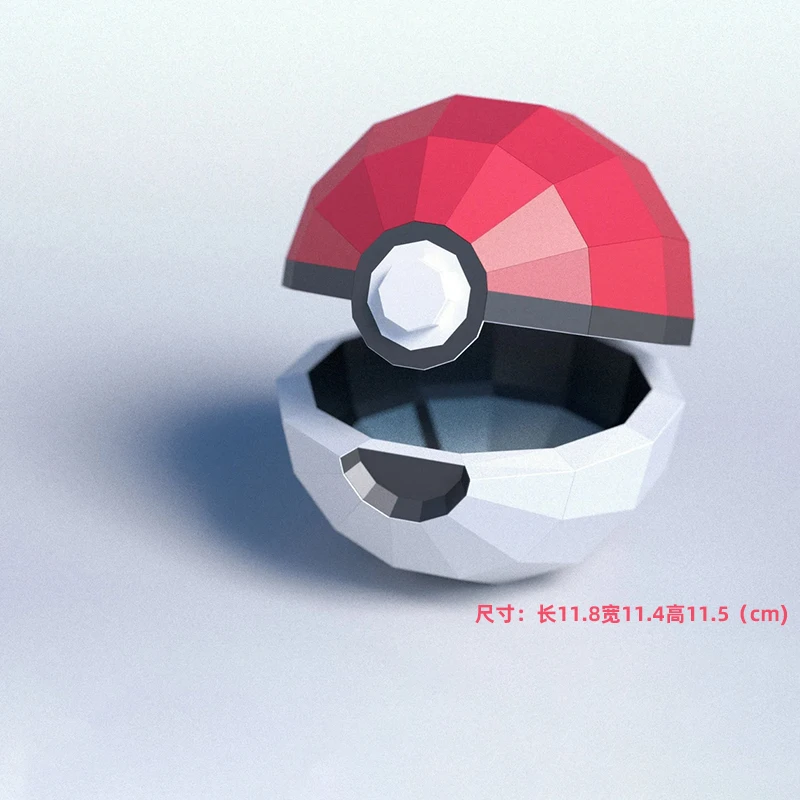 Pokemon Figures Paper Model Anime Pikachu Papercraft 3D Handmade Toys For Kids Gift Creative Figurine Home Decor MINISO Disney