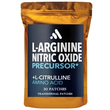 30 Patch L-Arginina per Uomo Complesso di Miscela di Citullina L con Patch Transdermiche
