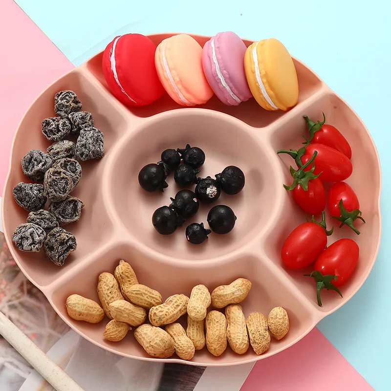 Divided Serving Tray Portable Snack Container Divider Tray Reusable Serving  Tray For Nuts Candy Dried Fruits Organizer Accessory - AliExpress