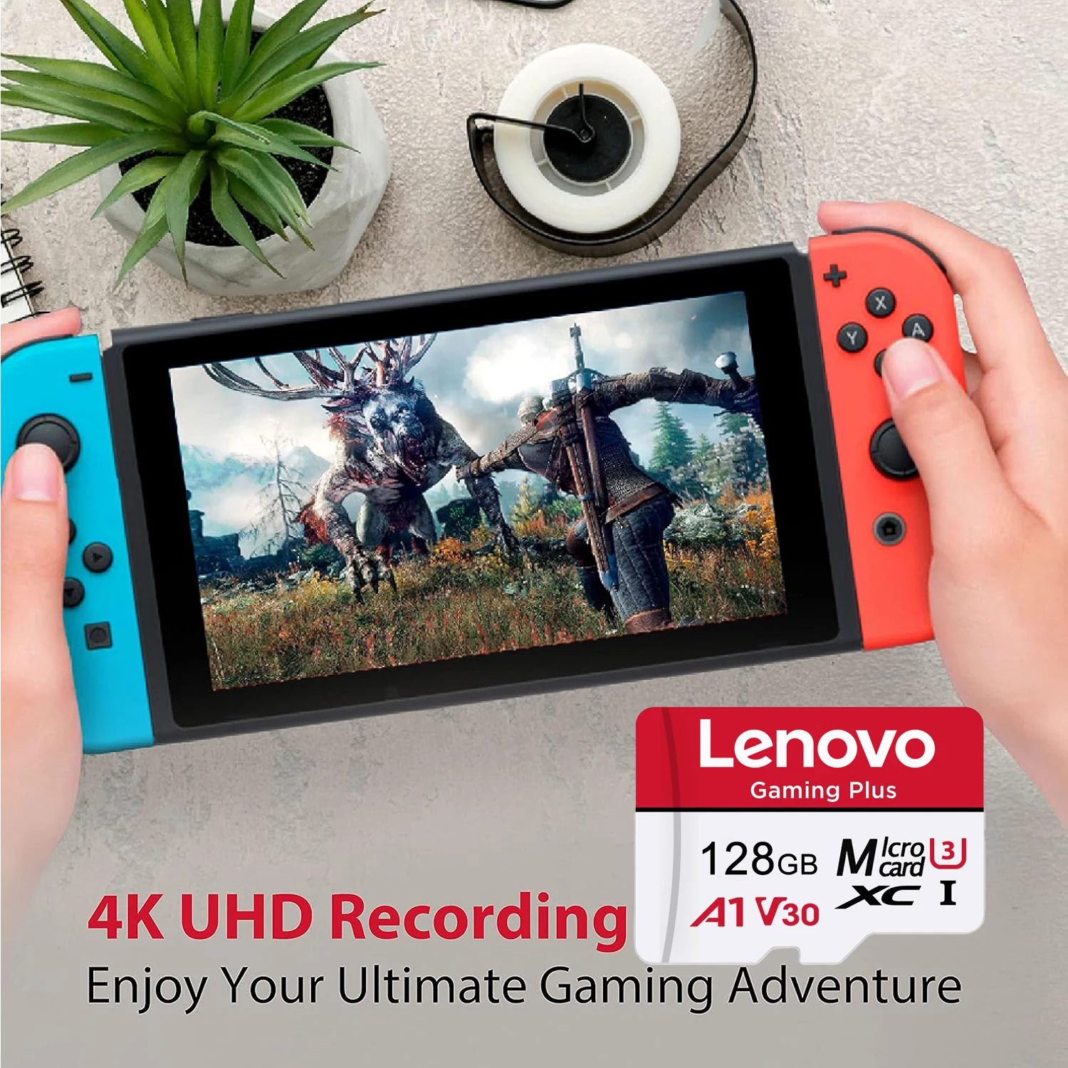 레노버 1TB 마이크로 SD 카드 고속 플래시 메모리 카드 512GB 256GB 128GB 클래스 10 U3 V30 방수 SD 카드 (닌텐도 스위치용)