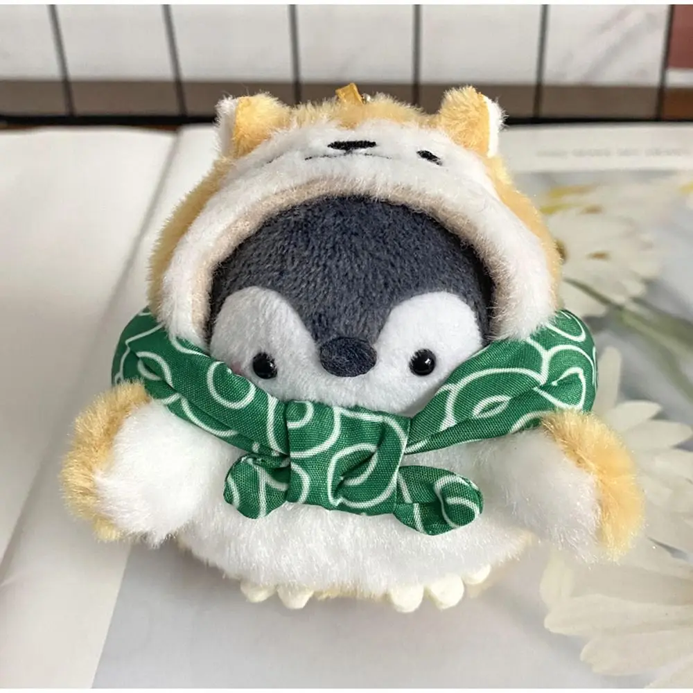 Tourist Hat Penguin Keychain Cute Plush Doll Toy Key Pendant Cartoon Penguin Plush Key Ring for Men Women School Bag Keychain plush toy,plush doll,plush keychain,key chain