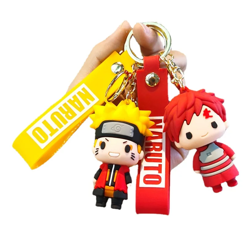 

Cartoon Keychain Naruto Sasuke Sakura Kakashi Itachi Hinata Cartoon Animation Peripheral Model Doll Bag Pendant Birthday Gift