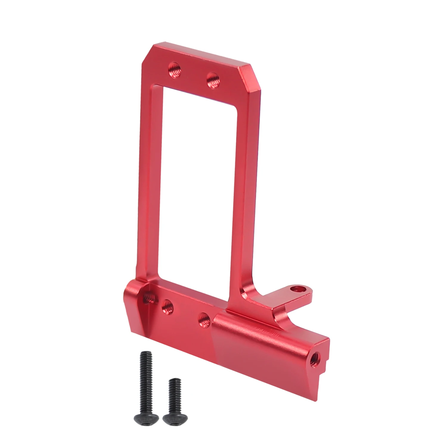Aluminum BAT Servo Mount & Scale Hydraulic Steering Link For Vanquish VS4-10 RC Crawler – Red/Black