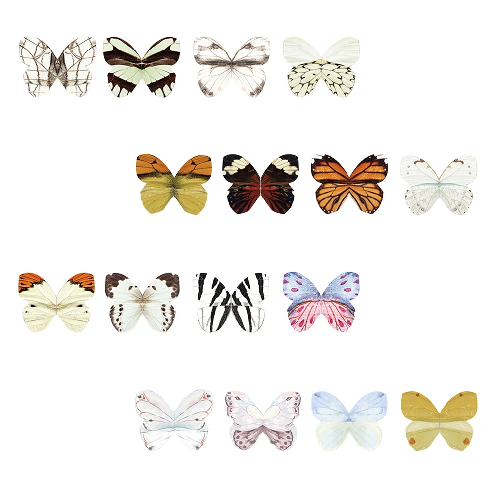 Bookmarks Butterflies Shape Magnetic Page Markers 16Pcs for Students magnetic bookmark bookmarks stationery supplies