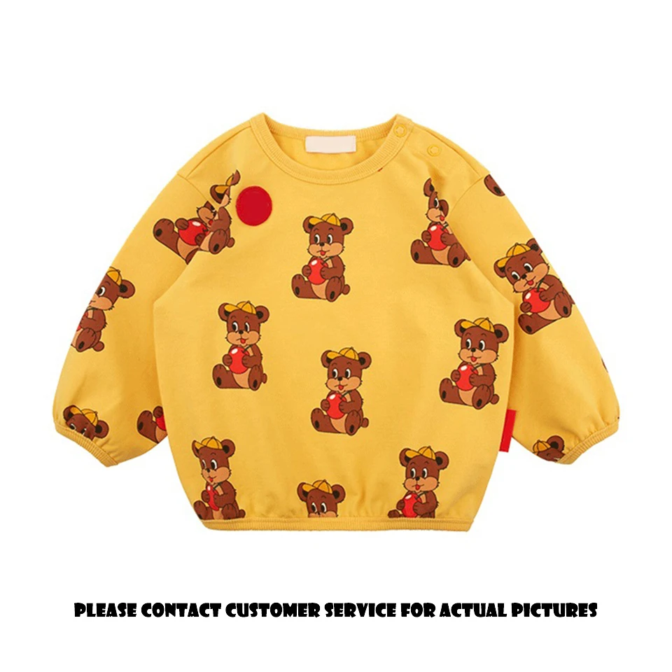 Bebe Children's Top And Bottom Clothes Set 베베 Sweatshirt Children Clothes Kids Jacket Baby Boys Cartoon T Shirt Girls Hoodies