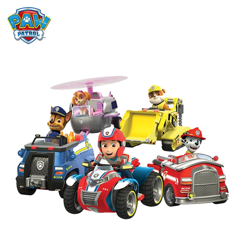 Jeu de construction de voiture avec figurines d'action pat'patrouille, jouet  pour enfants, cadeau d'anniversaire, 2022 Original - AliExpress