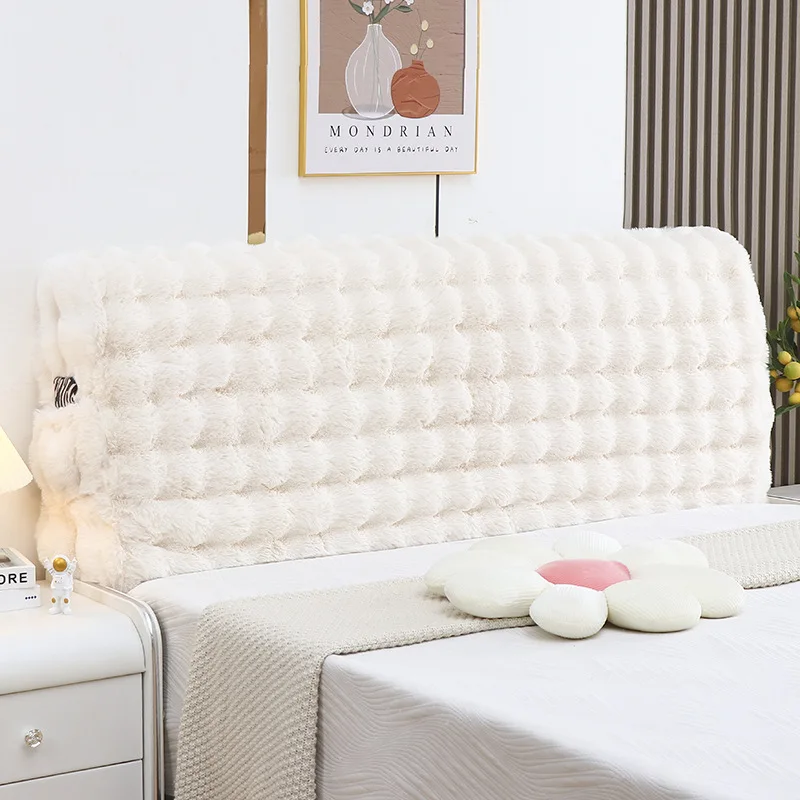 Simple Modern Cotton and Linen Self-adhesive European style Headboard Customizable bed headboard sticker