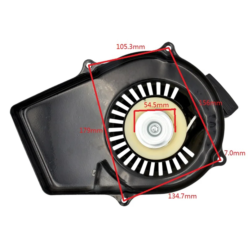 금속 발 반동 스타터 가솔린 발전기 시동 수리 부품, 야마하 ET950 ET650 TG950 TG650 650W 800W 950W 1000W