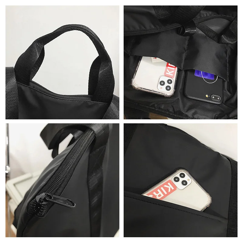 Travel Bag Large Capacity Business Handbag Waterproof Fitness Yoga Training Sports Duffel Bags Shoulder Crossbody Men Women Y62A