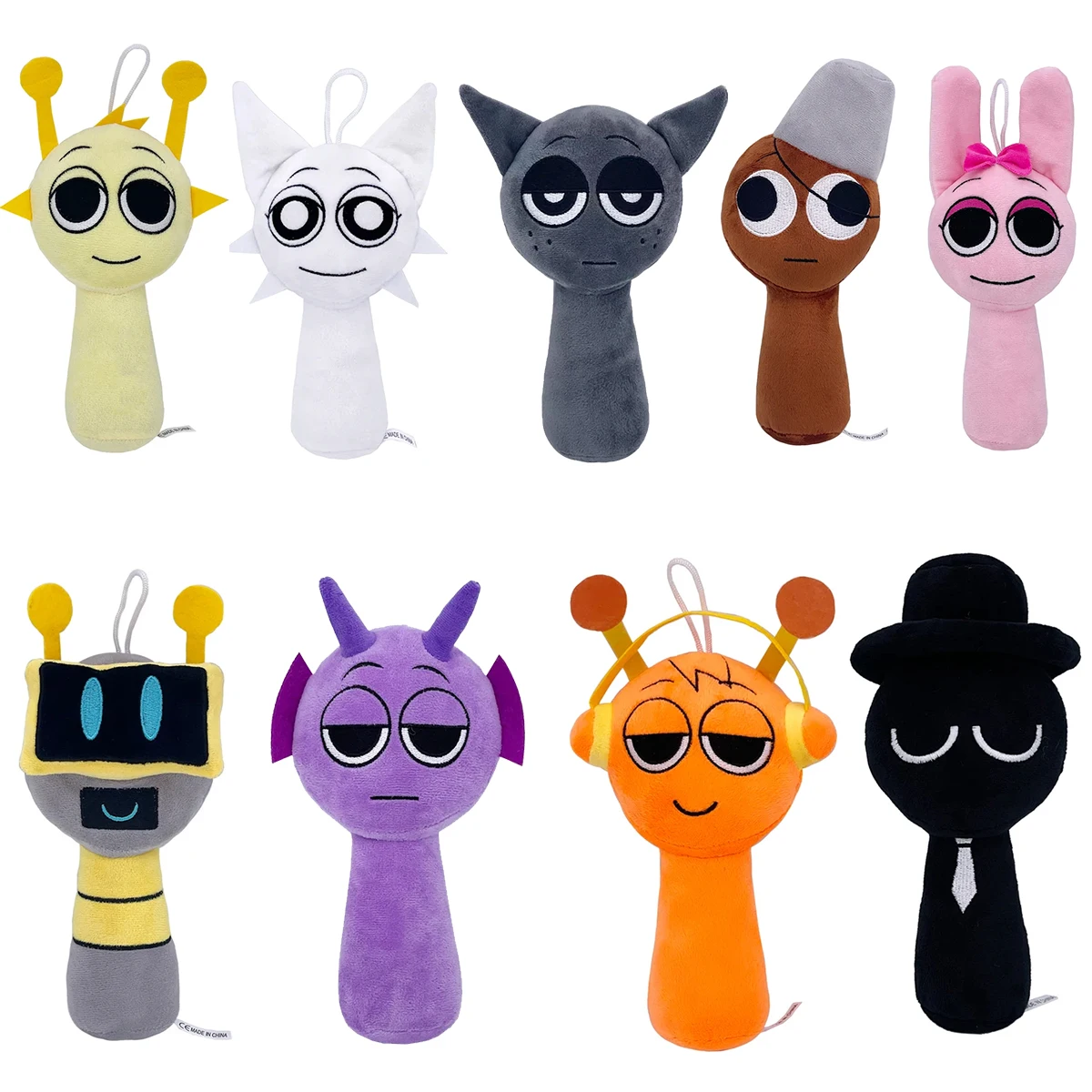 New Sprunki Plush Cosplay Toys Wenda Oren Raddy Fun Bot Vineria Gray Sprunki Incredibox Plushie For Kids Christmas Gifts