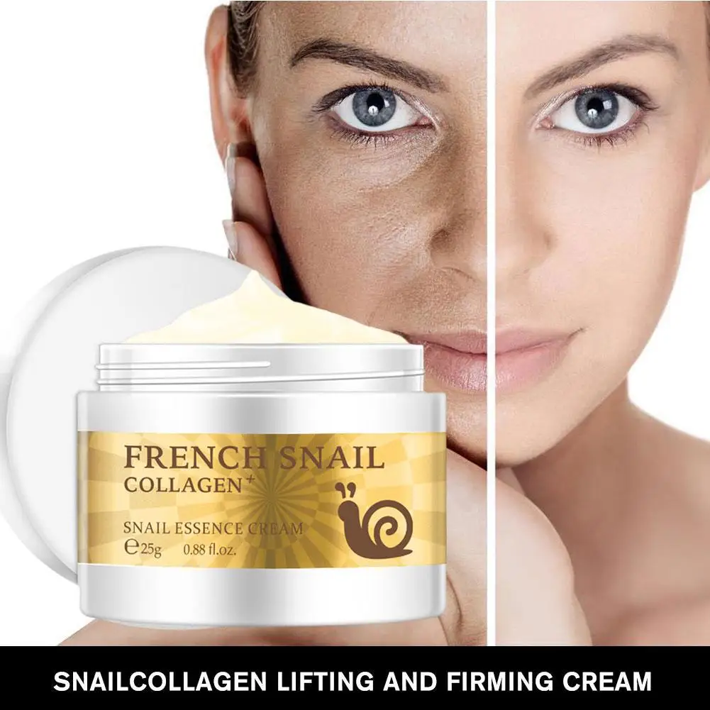 

Snail Face Cream Hyaluronic Acid Moisturizer Anti Wrinkle Aging Cream Collagen Nourishing Serum Day Cream For Face R4B5