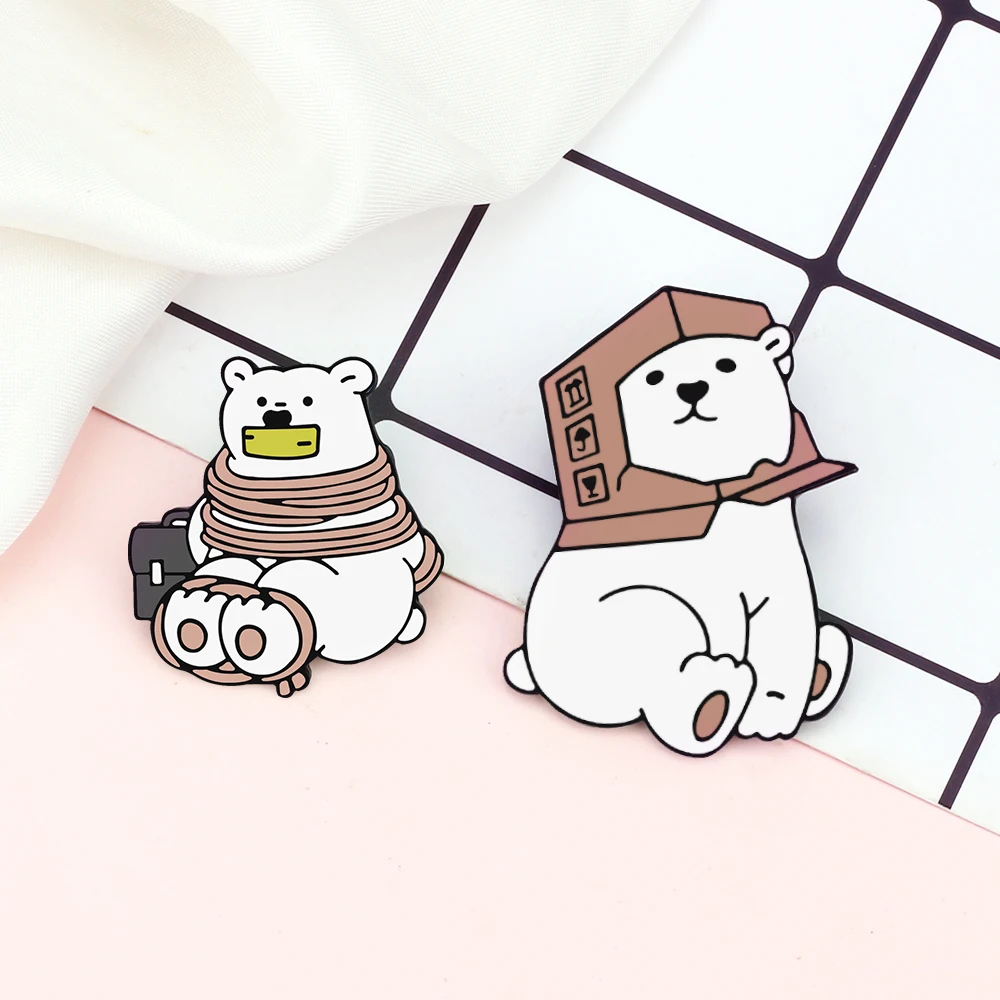 【ひろ】HARPO Bear Brooch Silver bear claw PE538 - Harpo Paris