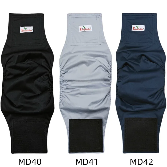 10PCS Washable Male Dog Diaper Reusable Pet Sanitary Panties Nappy Belly Band Wrap Diapers Absorbent Leak Proof Pee Pant For Dog 2