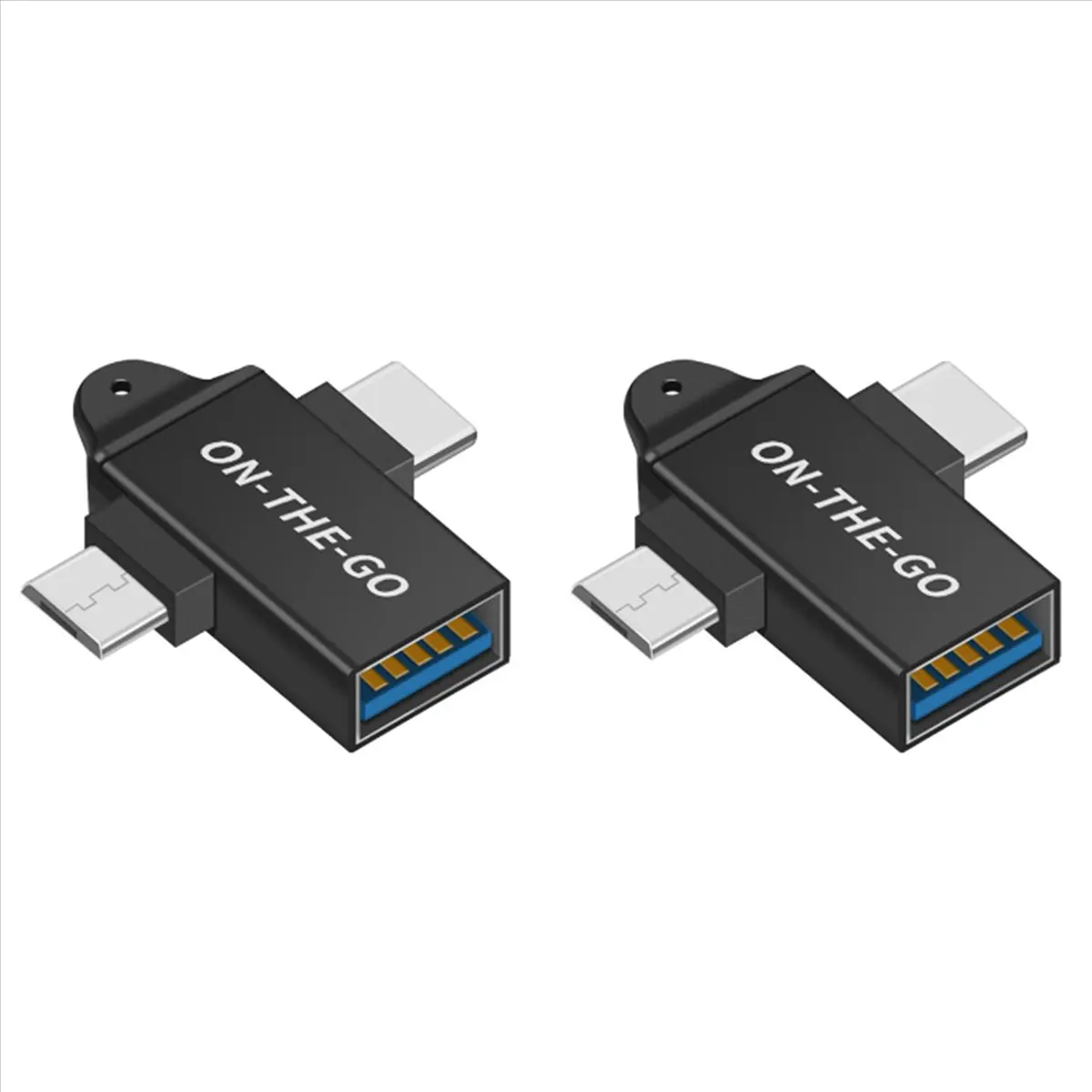 *ABDH 2X USB C to USB 3.0 OTG 컨버터 USB 2 in 1 타입 C 마이크로-OTG 어댑터