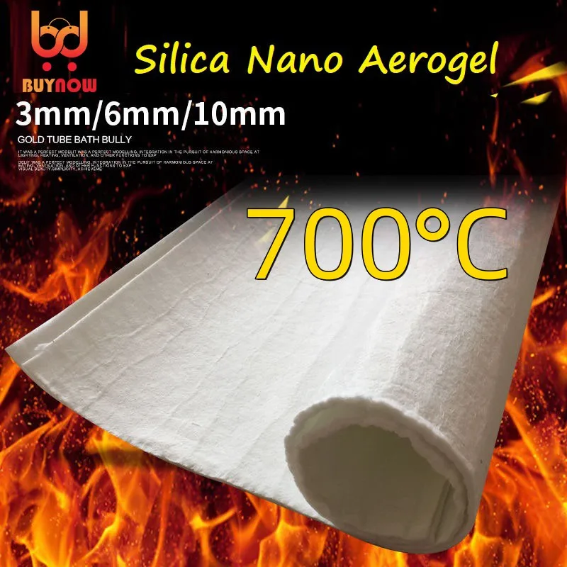3Mm 6Mm 10Mm 20Mm Di Spessore Ultra-Sottile Isolante Aerogel Feltro Silice Nano Aerogel Adatto Per Tubazioni Ad Alta Temperatura